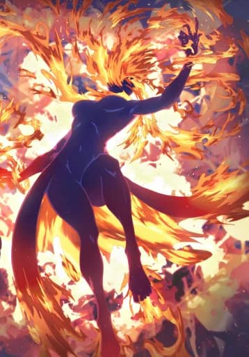 Amber — official Fire Rare card art by Nenaosu
