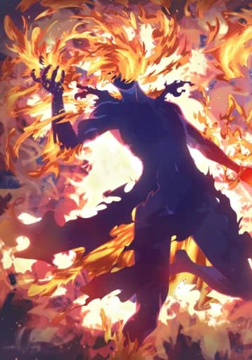 Blaze — official Fire Rare card art by Nenaosu