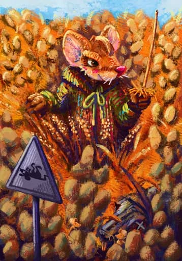 Mouse of the Wheat — Earth Rare card art by Simdof