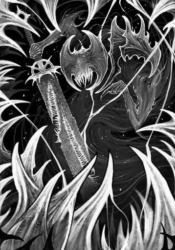 Shado, Abyssal Scourge — Shadow Common card art by quetrax