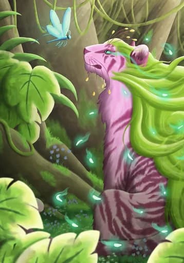 Sylvan, Protector of the Verdure — official Nature Common card art by Embers