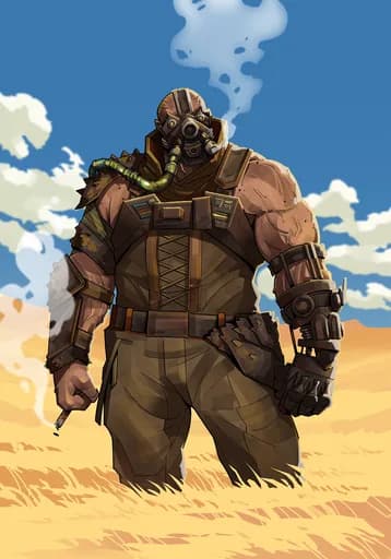Commando Gerz — official Earth Rare card art by Krackdur