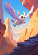 Feathered Rabbit card art by Krackdur