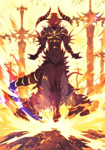 Fire King — Fire Epic card art by Nenaosu