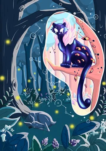 Imaginary Panther — official Nature Epic card art by Embers