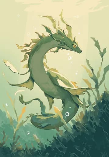 Marineflower card art by Krackdur
