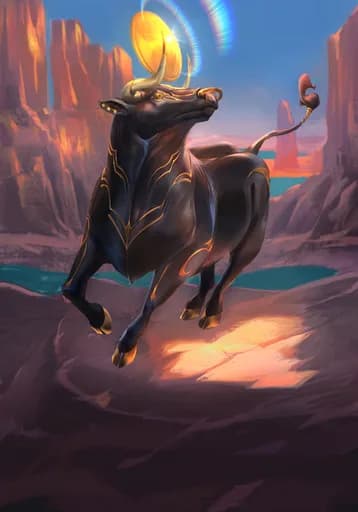 Mythic Horned One — Earth Rare card art by Euphy