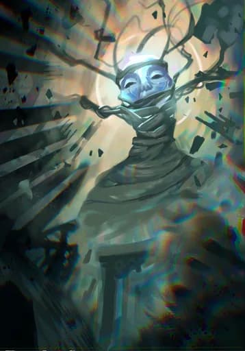 Protector of Ruins — Earth Common card art by Saki