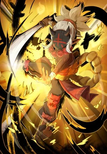 Radiant Shinobi — official Light Rare card art by Atto