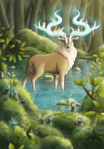 Spirit of the Fauna — Nature Common card art by Embers