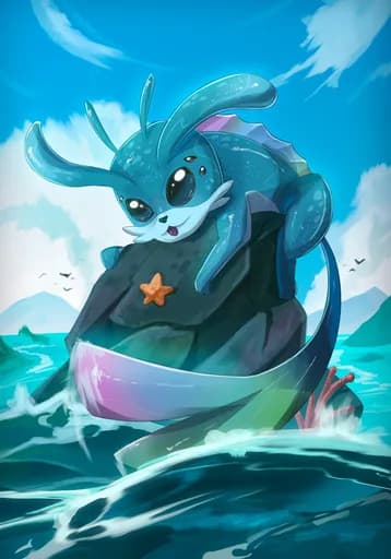 Water Spirit card art by Atto